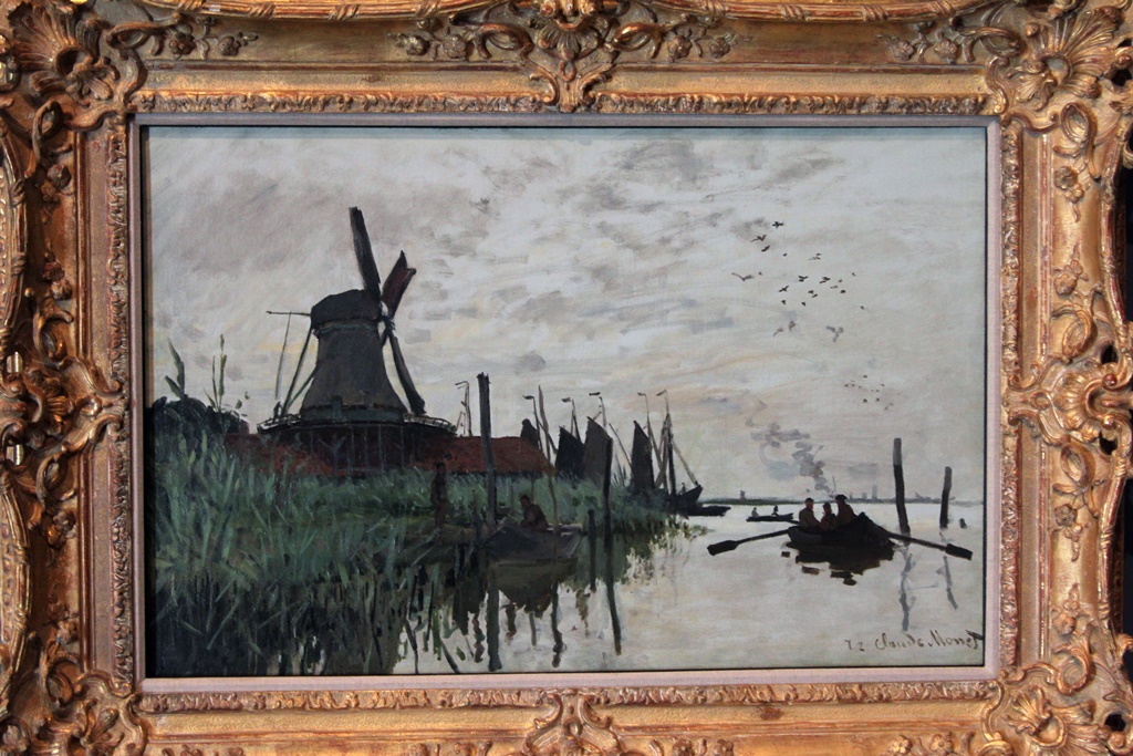 Windmill and Boats near Zaandam